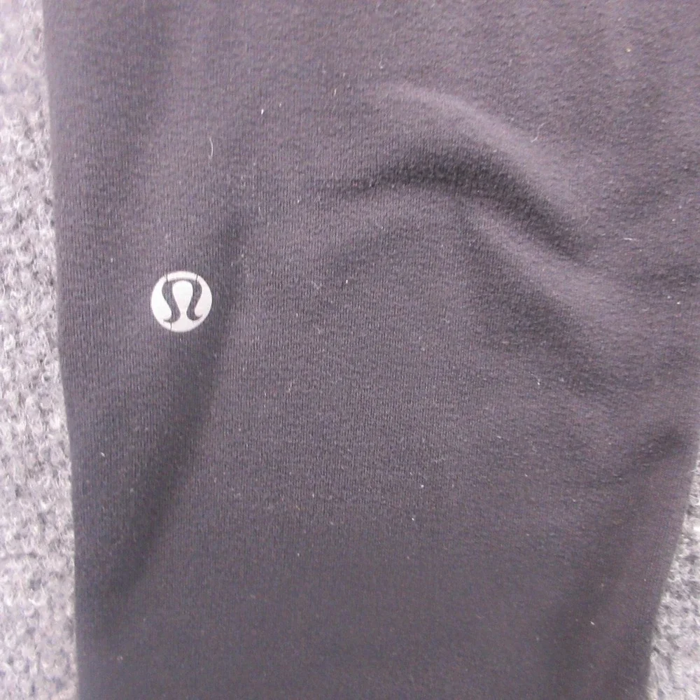 Lululemon Pants Womens‎ 6 Black Ankle Straight Leg Yoga Pockets Pull On Athletic